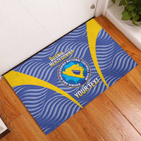Custom Bosnia and Herzegovina Football Rubber Doormat Come On Zmajevi