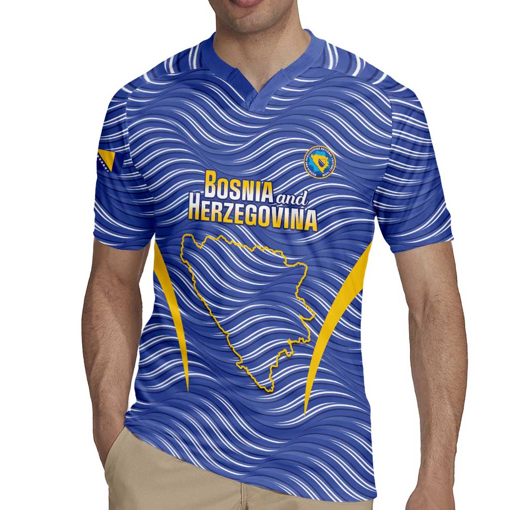 Custom Bosnia and Herzegovina Football Rugby Jersey Come On Zmajevi