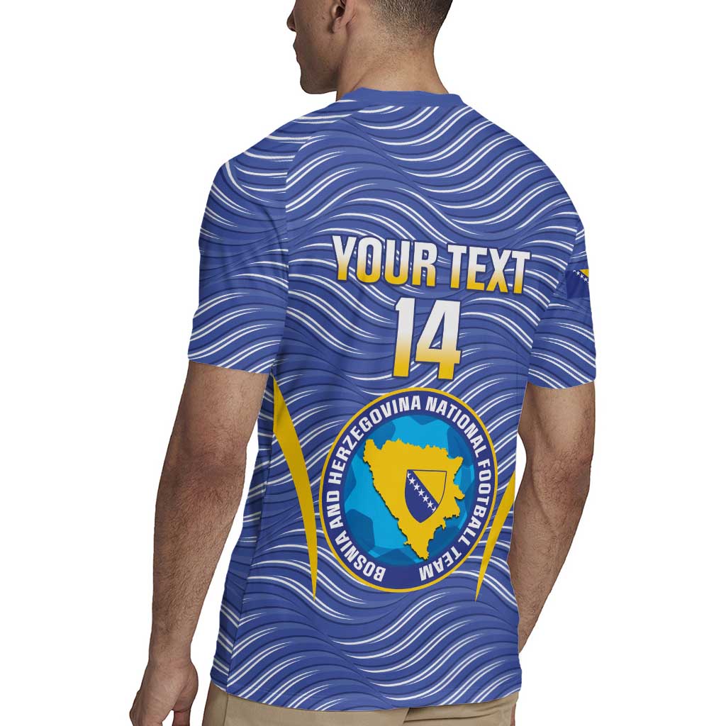 Custom Bosnia and Herzegovina Football Rugby Jersey Come On Zmajevi