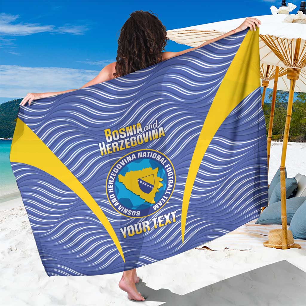 Custom Bosnia and Herzegovina Football Sarong Come On Zmajevi