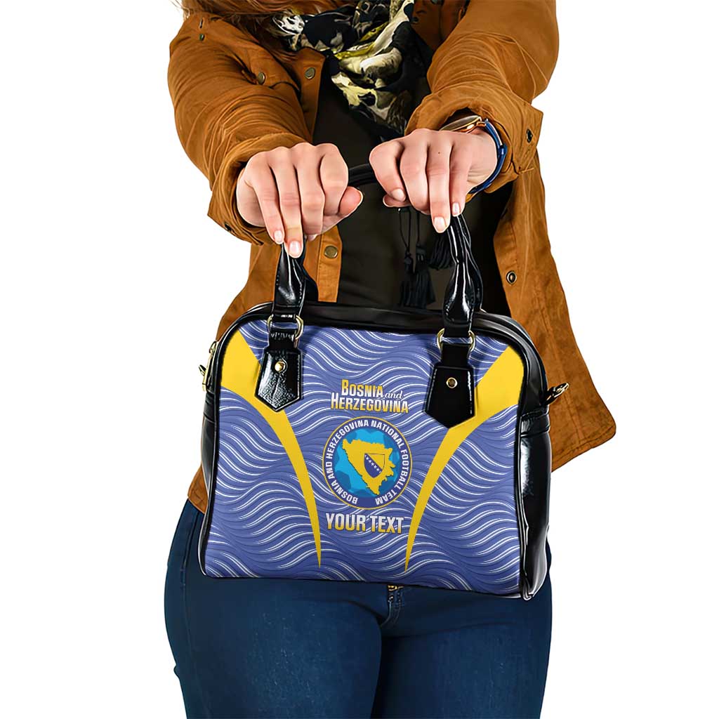 Custom Bosnia and Herzegovina Football Shoulder Handbag Come On Zmajevi