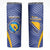 Custom Bosnia and Herzegovina Football Skinny Tumbler Come On Zmajevi