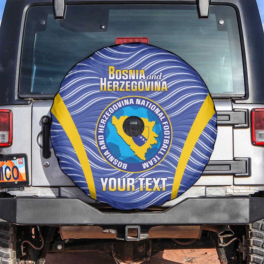 Custom Bosnia and Herzegovina Football Spare Tire Cover Come On Zmajevi