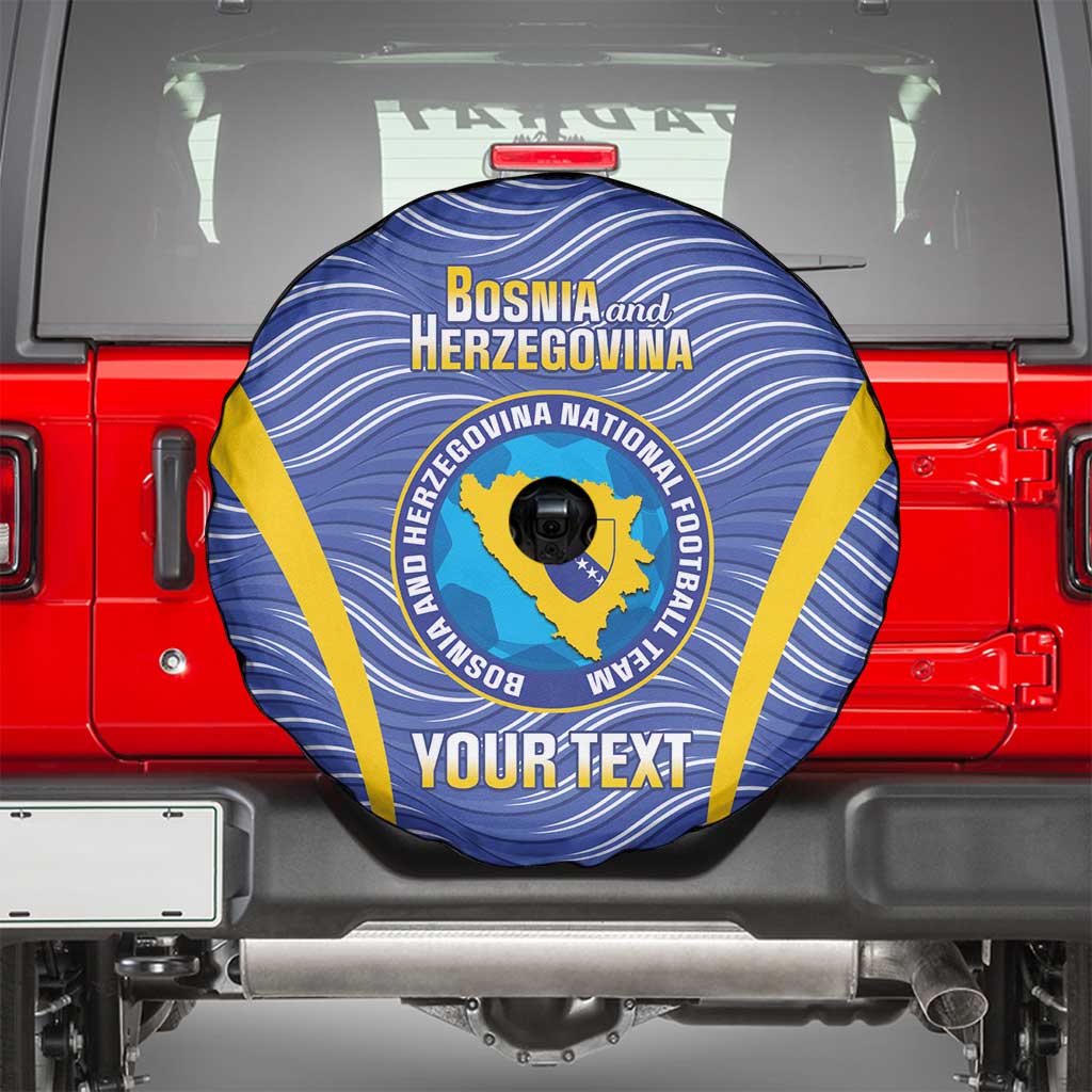 Custom Bosnia and Herzegovina Football Spare Tire Cover Come On Zmajevi