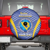 Custom Bosnia and Herzegovina Football Spare Tire Cover Come On Zmajevi