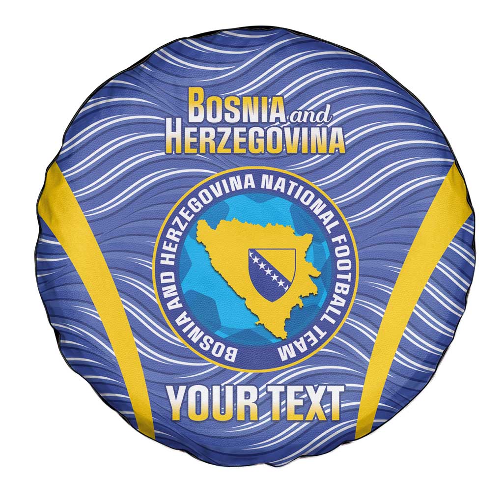 Custom Bosnia and Herzegovina Football Spare Tire Cover Come On Zmajevi
