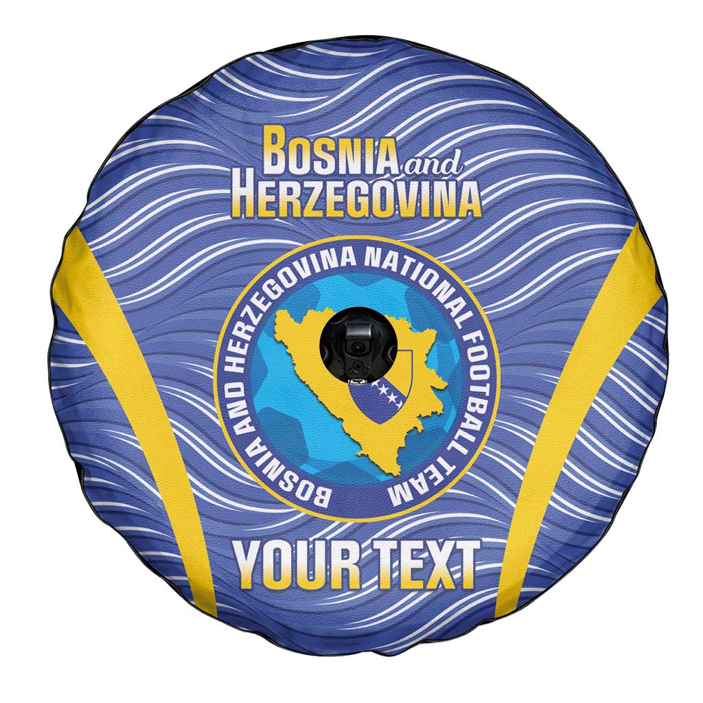 Custom Bosnia and Herzegovina Football Spare Tire Cover Come On Zmajevi