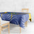 Custom Bosnia and Herzegovina Football Tablecloth Come On Zmajevi