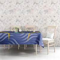 Custom Bosnia and Herzegovina Football Tablecloth Come On Zmajevi