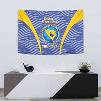 Custom Bosnia and Herzegovina Football Tapestry Come On Zmajevi