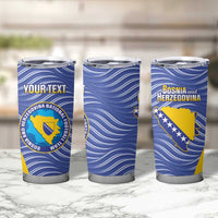Custom Bosnia and Herzegovina Football Tumbler Cup Come On Zmajevi