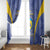 Custom Bosnia and Herzegovina Football Window Curtain Come On Zmajevi