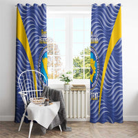 Custom Bosnia and Herzegovina Football Window Curtain Come On Zmajevi