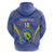 Custom Bosnia and Herzegovina Football Zip Hoodie Come On Zmajevi