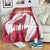 Custom Latvia Football Blanket Go Wolves Latvija Folk Pattern