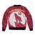 Custom Latvia Football Bomber Jacket Go Wolves Latvija Folk Pattern
