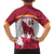 Custom Latvia Football Family Matching Off Shoulder Maxi Dress and Hawaiian Shirt Go Wolves Latvija Folk Pattern