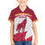 Custom Latvia Football Family Matching Off Shoulder Maxi Dress and Hawaiian Shirt Go Wolves Latvija Folk Pattern