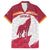 Custom Latvia Football Family Matching Short Sleeve Bodycon Dress and Hawaiian Shirt Go Wolves Latvija Folk Pattern