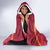 Custom Latvia Football Hooded Blanket Go Wolves Latvija Folk Pattern