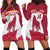 Custom Latvia Football Hoodie Dress Go Wolves Latvija Folk Pattern