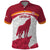 Custom Latvia Football Polo Shirt Go Wolves Latvija Folk Pattern