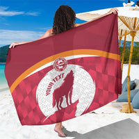 Custom Latvia Football Sarong Go Wolves Latvija Folk Pattern