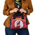 Custom Latvia Football Shoulder Handbag Go Wolves Latvija Folk Pattern