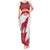 Custom Latvia Football Tank Maxi Dress Go Wolves Latvija Folk Pattern