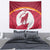 Custom Latvia Football Tapestry Go Wolves Latvija Folk Pattern