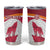 Custom Latvia Football Tumbler Cup Go Wolves Latvija Folk Pattern