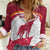 Custom Latvia Football Women Casual Shirt Go Wolves Latvija Folk Pattern