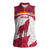 Custom Latvia Football Women Sleeveless Polo Shirt Go Wolves Latvija Folk Pattern