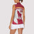 Custom Latvia Football Women Sleeveless Polo Shirt Go Wolves Latvija Folk Pattern