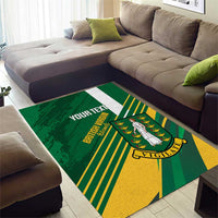 Custom British Virgin Islands Football Area Rug Come On Nature Boys