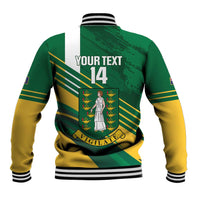 Custom British Virgin Islands Football Baseball Jacket Come On Nature Boys