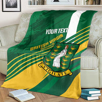 Custom British Virgin Islands Football Blanket Come On Nature Boys