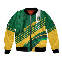 Custom British Virgin Islands Football Bomber Jacket Come On Nature Boys