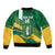 Custom British Virgin Islands Football Bomber Jacket Come On Nature Boys
