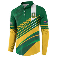 Custom British Virgin Islands Football Button Sweatshirt Come On Nature Boys