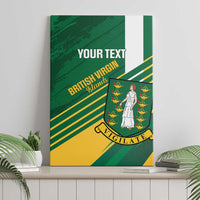 Custom British Virgin Islands Football Canvas Wall Art Come On Nature Boys