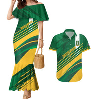Custom British Virgin Islands Football Couples Matching Mermaid Dress and Hawaiian Shirt Come On Nature Boys