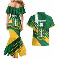 Custom British Virgin Islands Football Couples Matching Mermaid Dress and Hawaiian Shirt Come On Nature Boys