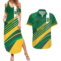 Custom British Virgin Islands Football Couples Matching Summer Maxi Dress and Hawaiian Shirt Come On Nature Boys