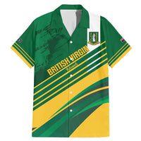 Custom British Virgin Islands Football Family Matching Mermaid Dress and Hawaiian Shirt Come On Nature Boys