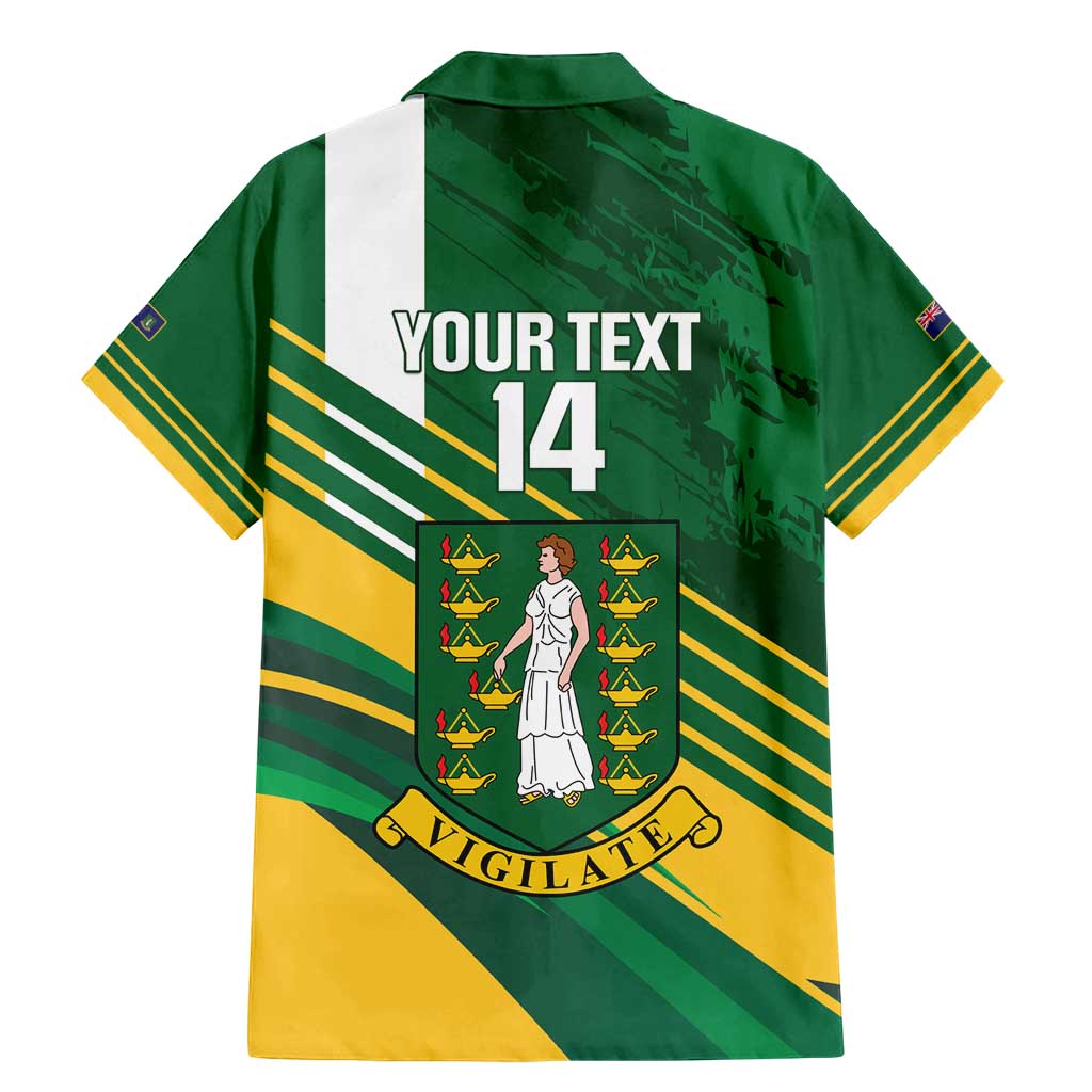 Custom British Virgin Islands Football Family Matching Mermaid Dress and Hawaiian Shirt Come On Nature Boys