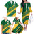 Custom British Virgin Islands Football Family Matching Off The Shoulder Long Sleeve Dress and Hawaiian Shirt Come On Nature Boys
