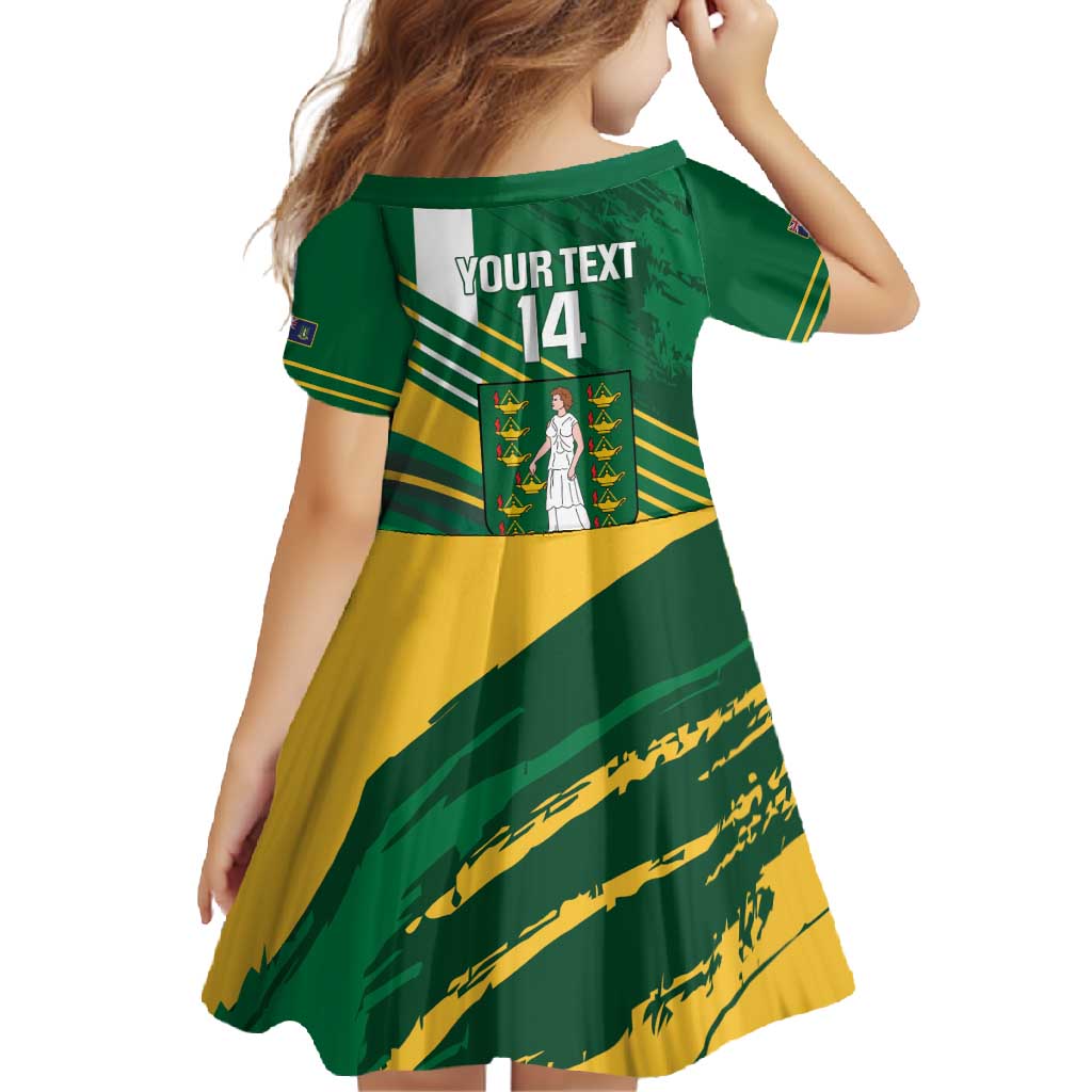 Custom British Virgin Islands Football Family Matching Off Shoulder Maxi Dress and Hawaiian Shirt Come On Nature Boys