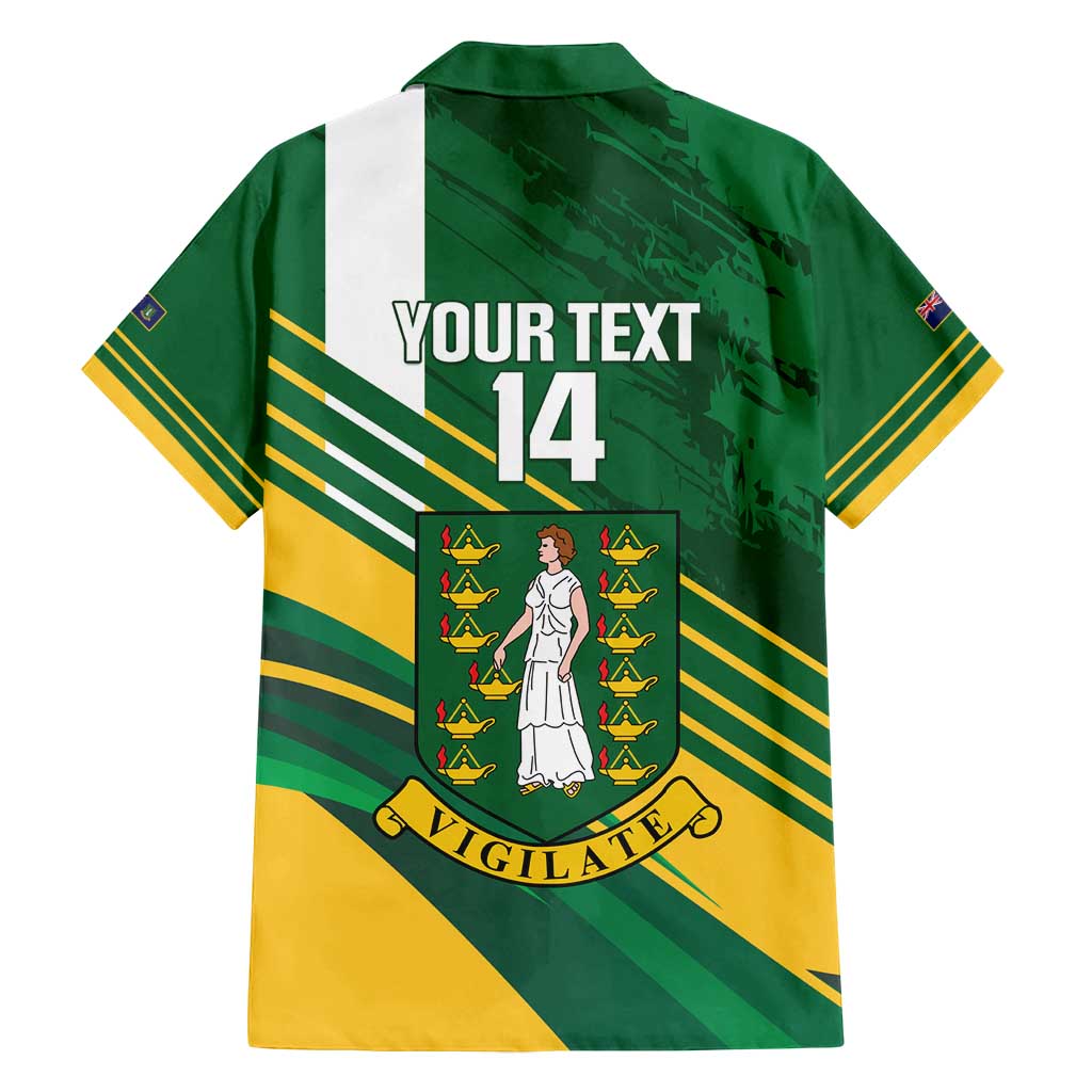 Custom British Virgin Islands Football Family Matching Off Shoulder Maxi Dress and Hawaiian Shirt Come On Nature Boys