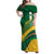 Custom British Virgin Islands Football Family Matching Off Shoulder Maxi Dress and Hawaiian Shirt Come On Nature Boys